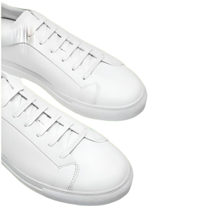 Massimo Dutti Men's White Leather Sneakers - 2326/751/001