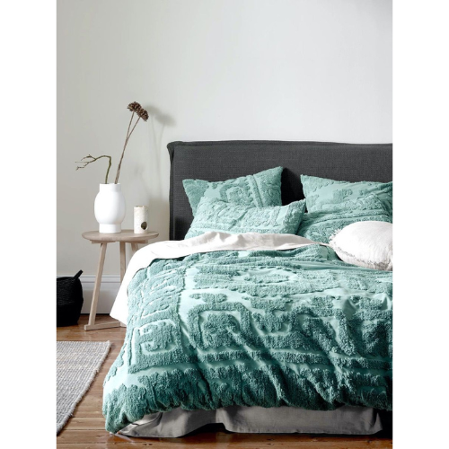 AURA HOME Suzani Quilt Cover - Jade