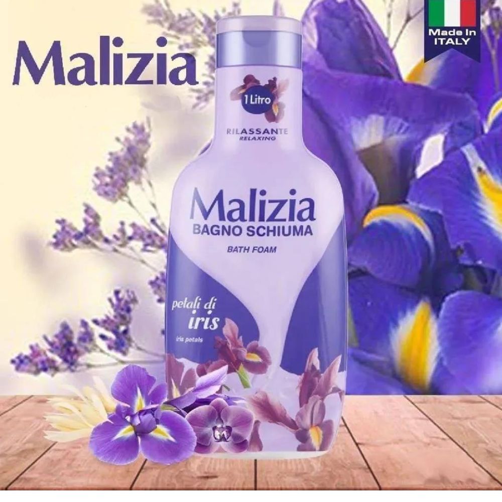 Malizia Iris Petals Shower Gel 1L - Sensual and Delicate