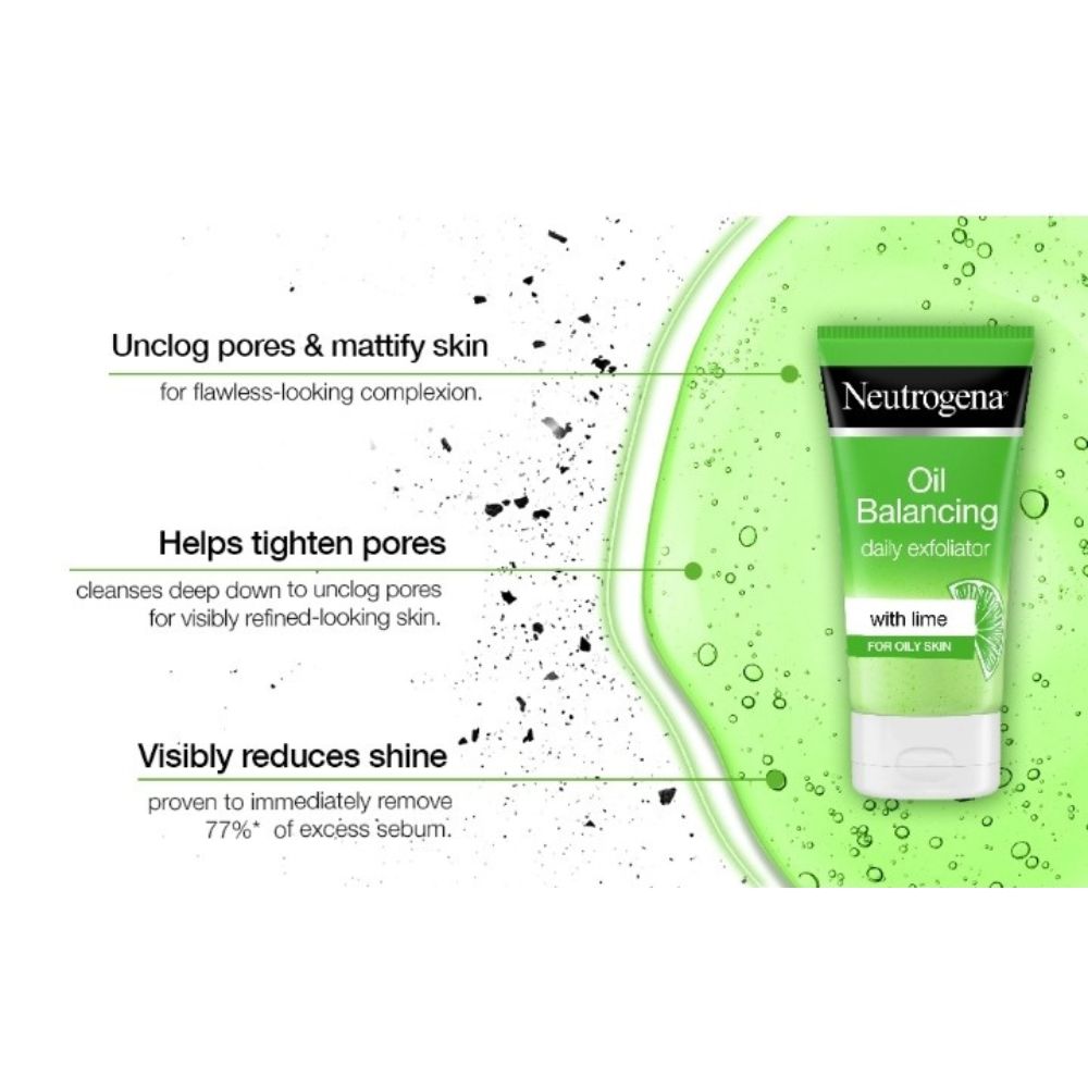 Neutrogena Oil Balancing Exfoliator - Get Mattified Skin |150ml