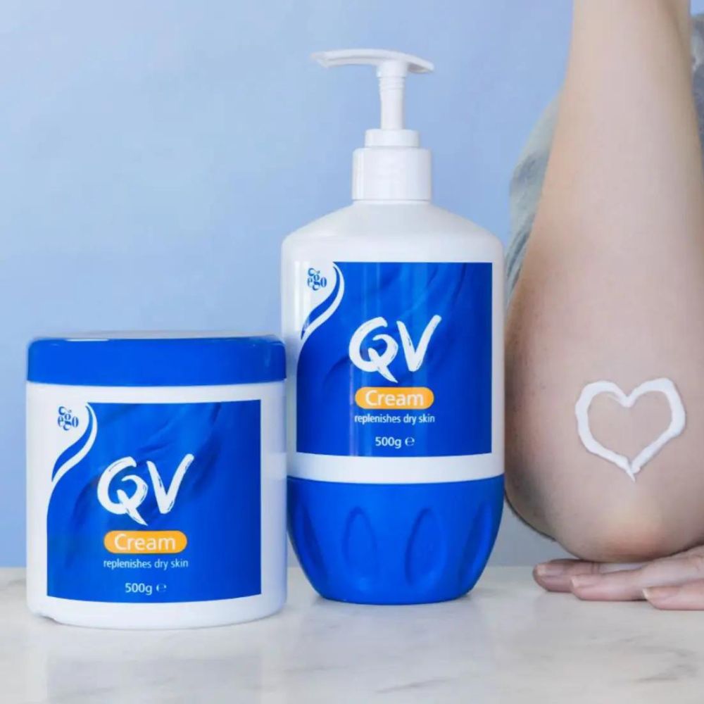 كريم QV Replenishes للبشرة الجافة 500 جرام لجميع أنواع البشرة - جرب الفرق! 