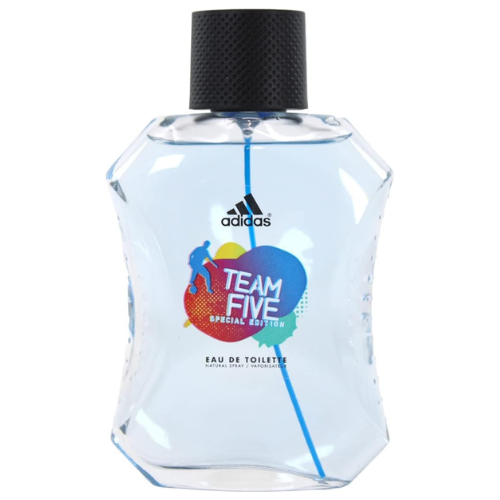 adidas Team Five Special Edition Eau De Toilette Spray for Men, 3.4 Fl Oz