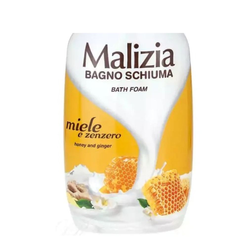 Malizia Honey and Ginger Shower Gel 1000ml - Nourish and Invigorate