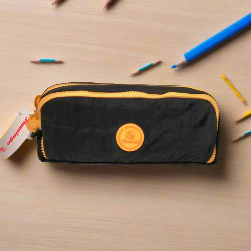 Complete Stationery Set Included in Flamingo Black & Yellow Pouch