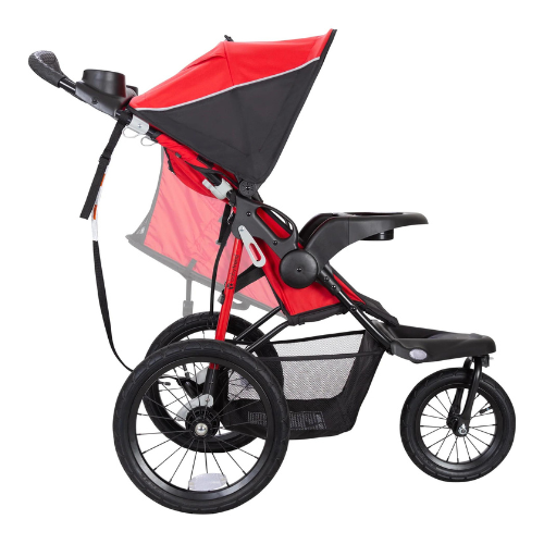 Baby Trend Xcel-R8 Jogging Stroller | All-Terrain Jogger with Adjustable Canopy & Storage Basket