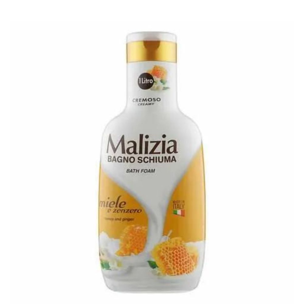 Malizia Honey and Ginger Shower Gel 1000ml - Nourish and Invigorate