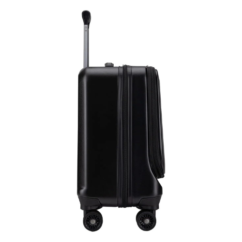 VERAGE laptop trolley bag Strong shell Front Pocket with Laptop Compartment & USB Port rolling laptop bag for business and office(48x42x25cms), Black