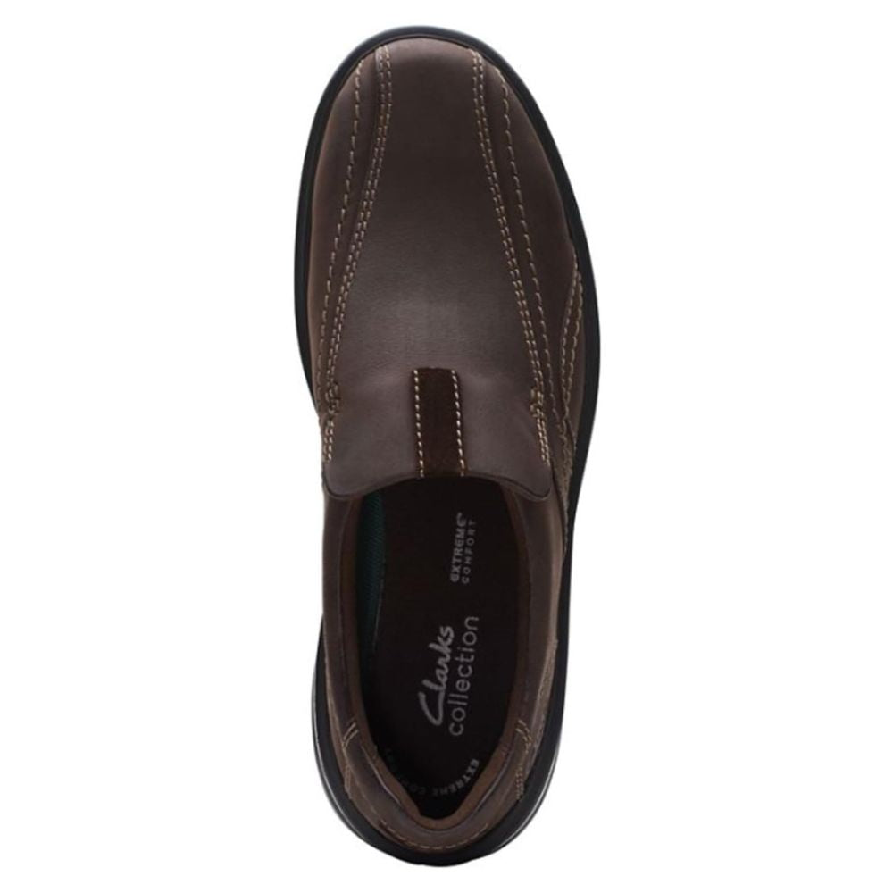 Clarks Gessler Step Loafer Dark Brown Men's