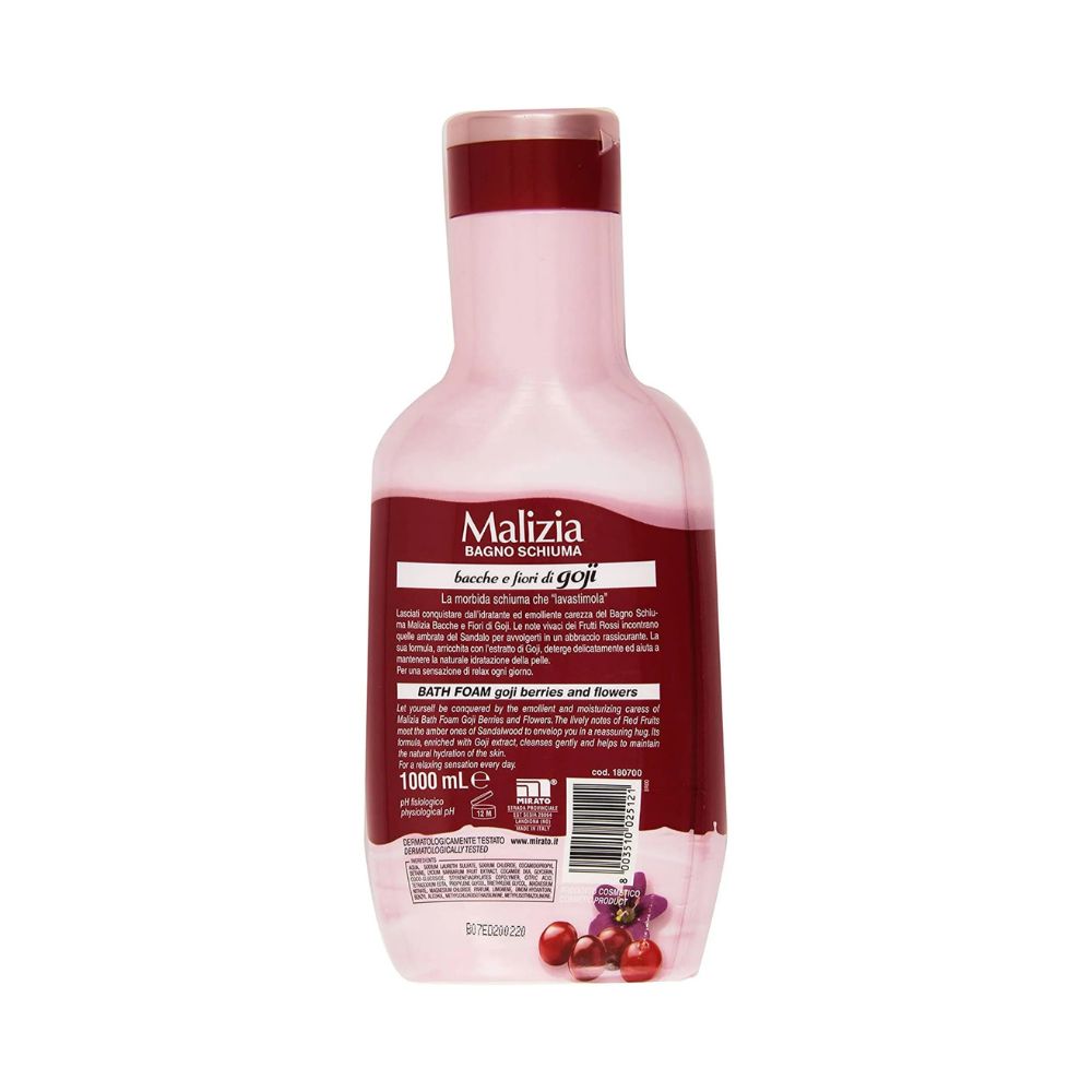 Malizia Shower Gel Bacche E Fiori Di Goji 1000 mL