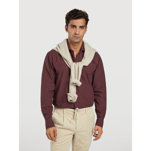 Sacoor Slim Fit Comfort Poplin Garment Dye Shirt