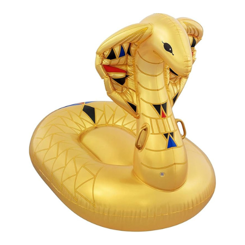 Bestway Golden Cobra Island Ride-On Pool Float 180cm