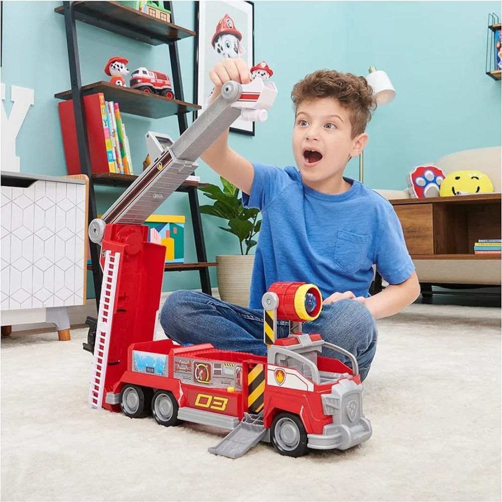 Paw Patrol Movie Marshall Transforming City Firetruck