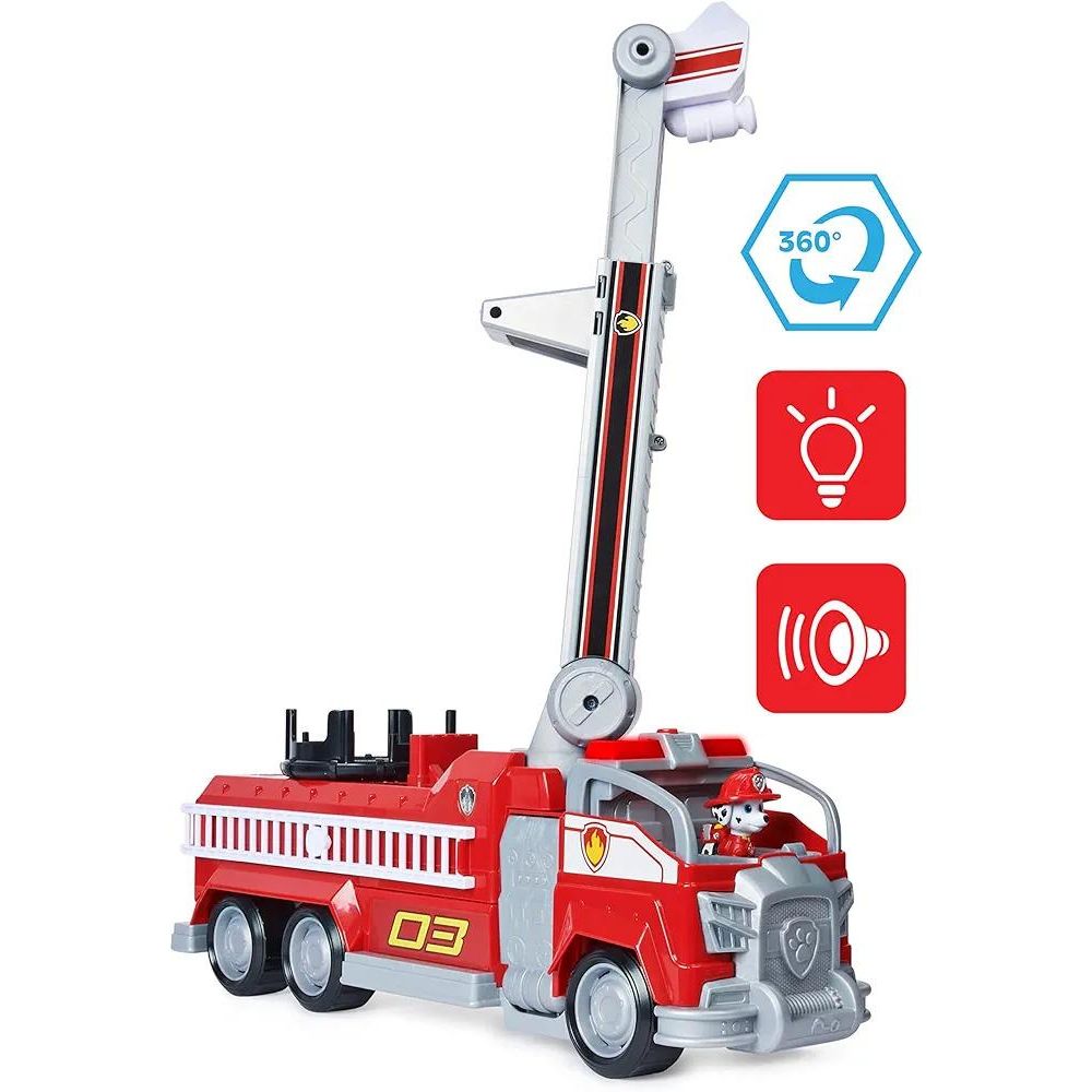 Paw Patrol Movie Marshall Transforming City Firetruck