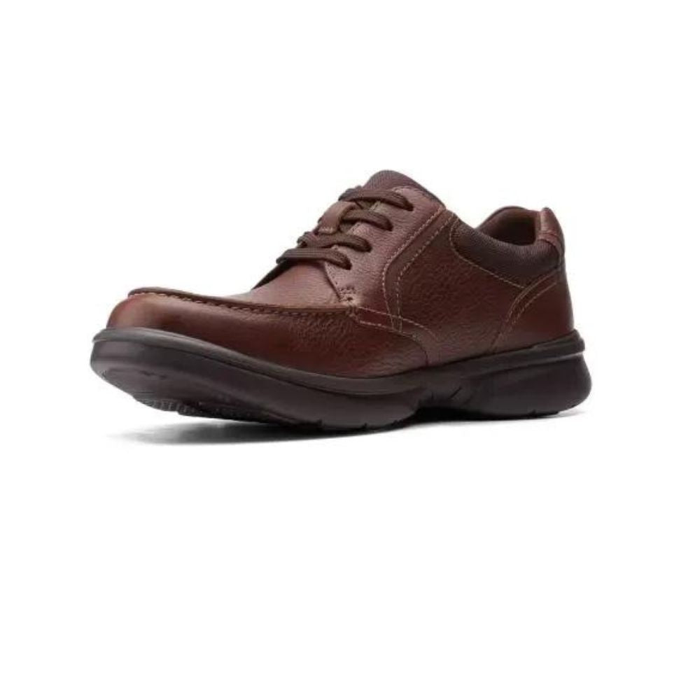 Clarks Bradley Vibe Tan Tumbled Leather Shoes for Men - Step into Luxury