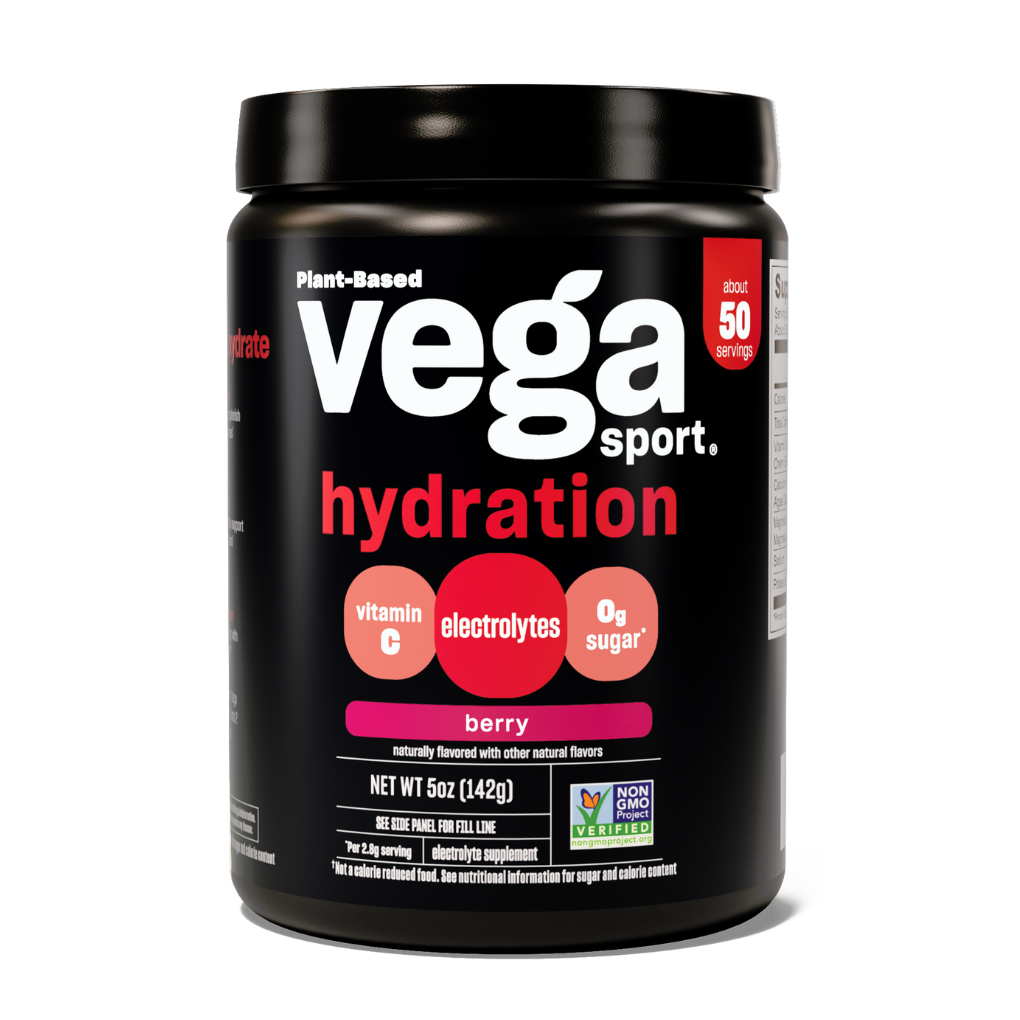 Vega Sport Hydration Electrolyte Powder, Berry - Net WT 50z - 142g