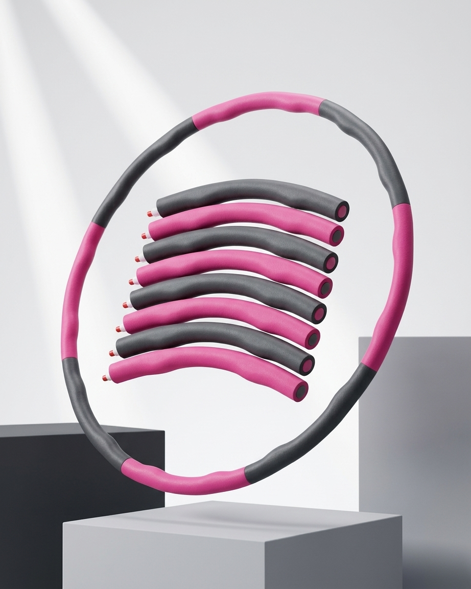 Weighted Hula Hoop - 8-Section Detachable