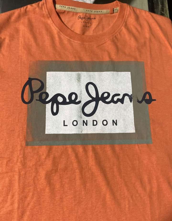 Pepe Jeans PM508697 Men's Squash Orange T-Shirt Vibrant Style & Comfort
