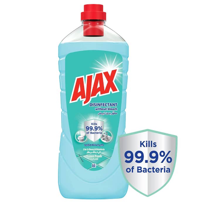 Ajax Ocean Fresh Disinfectant, Large 1.5L - Elevate Hygiene Standards