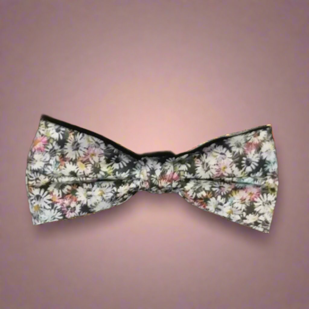 KENJI BOW TIE+PIN SET FLORAL DESIGN