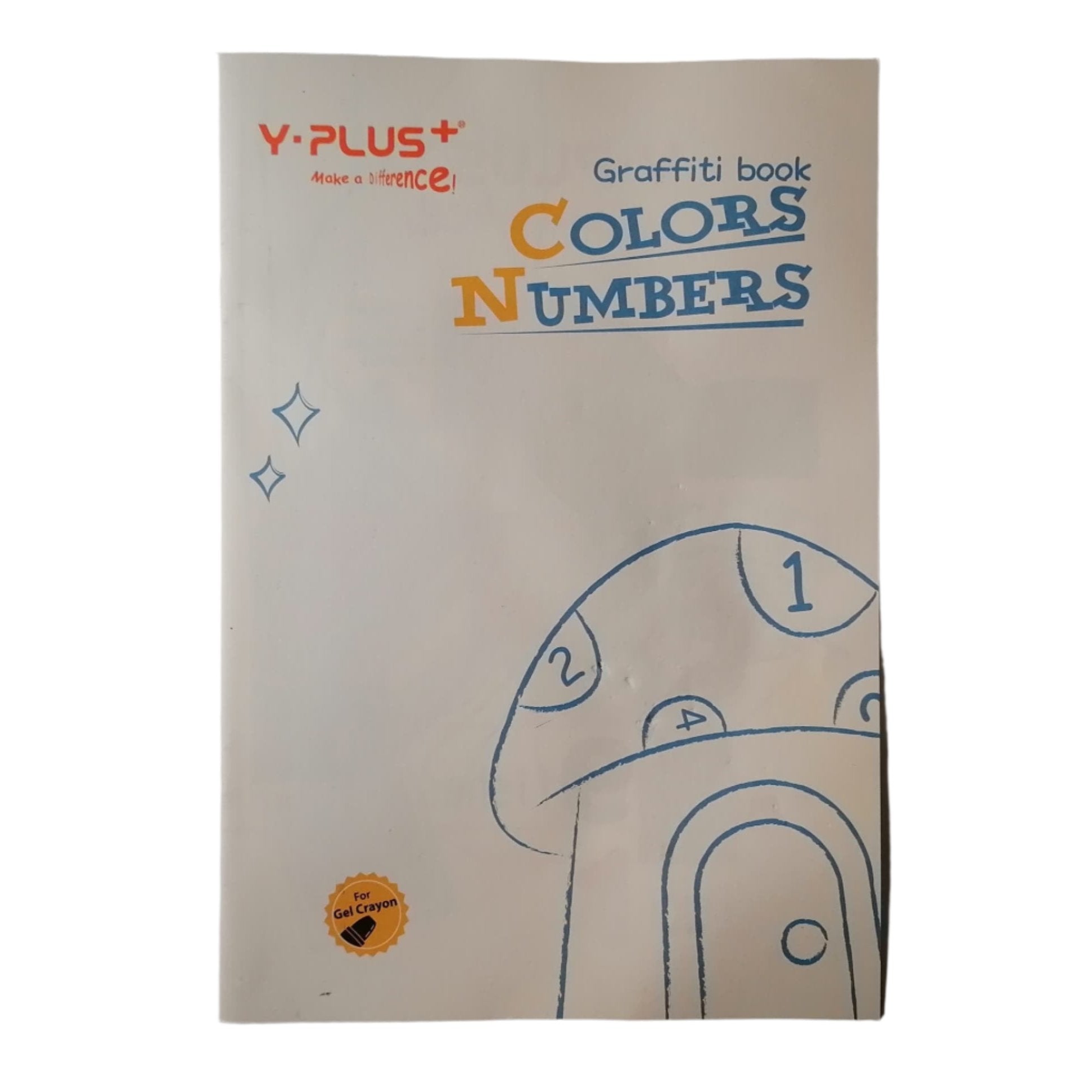 Y-PLUS Graffiti Book Colors Number With Colouring set