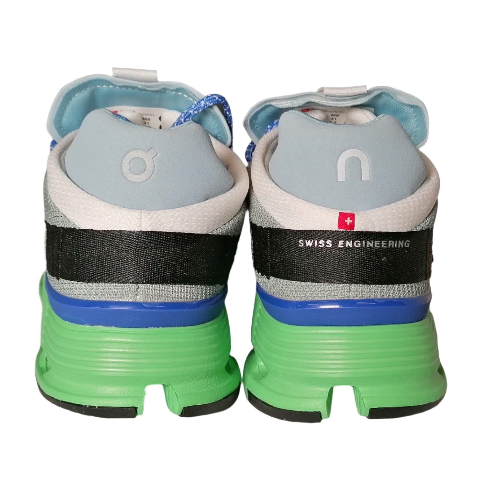 ON Cloudnova Men's Grey & green Sneakers CloudTech