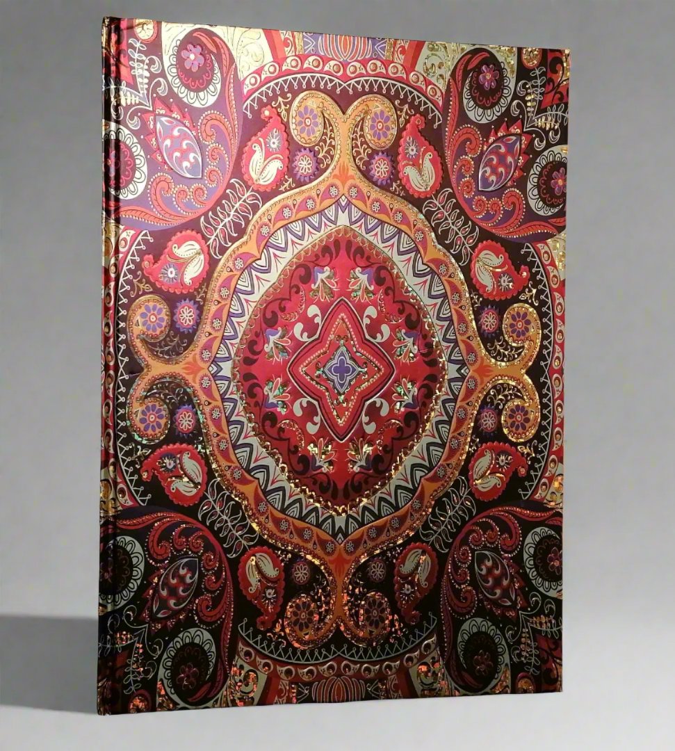 Bohemian Mandala Canvas Wall Art Design Note Book 120 Pages A4