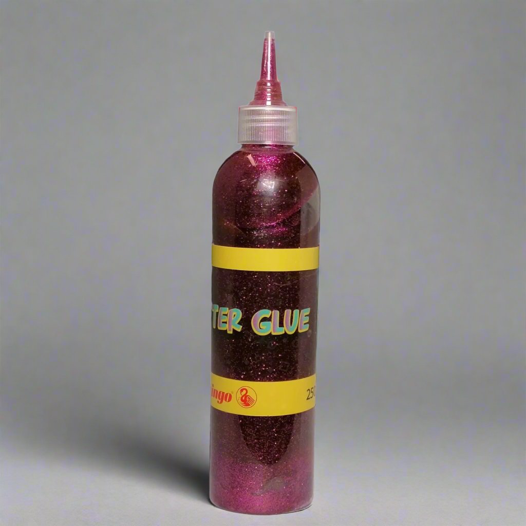 Flamingo Pink Glitter Glue 250ml