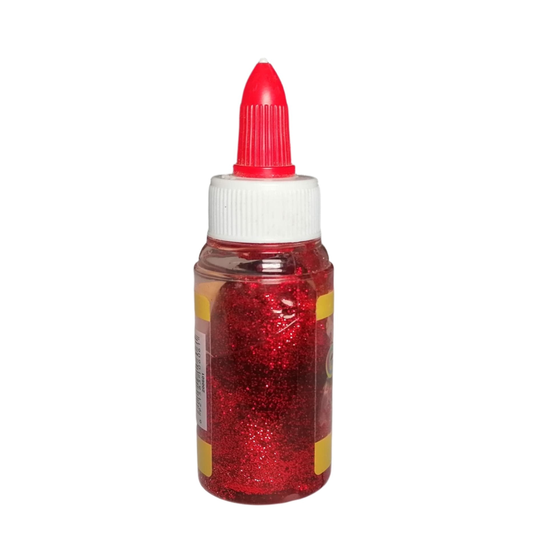 Flamingo Red Glitter Glue 50g