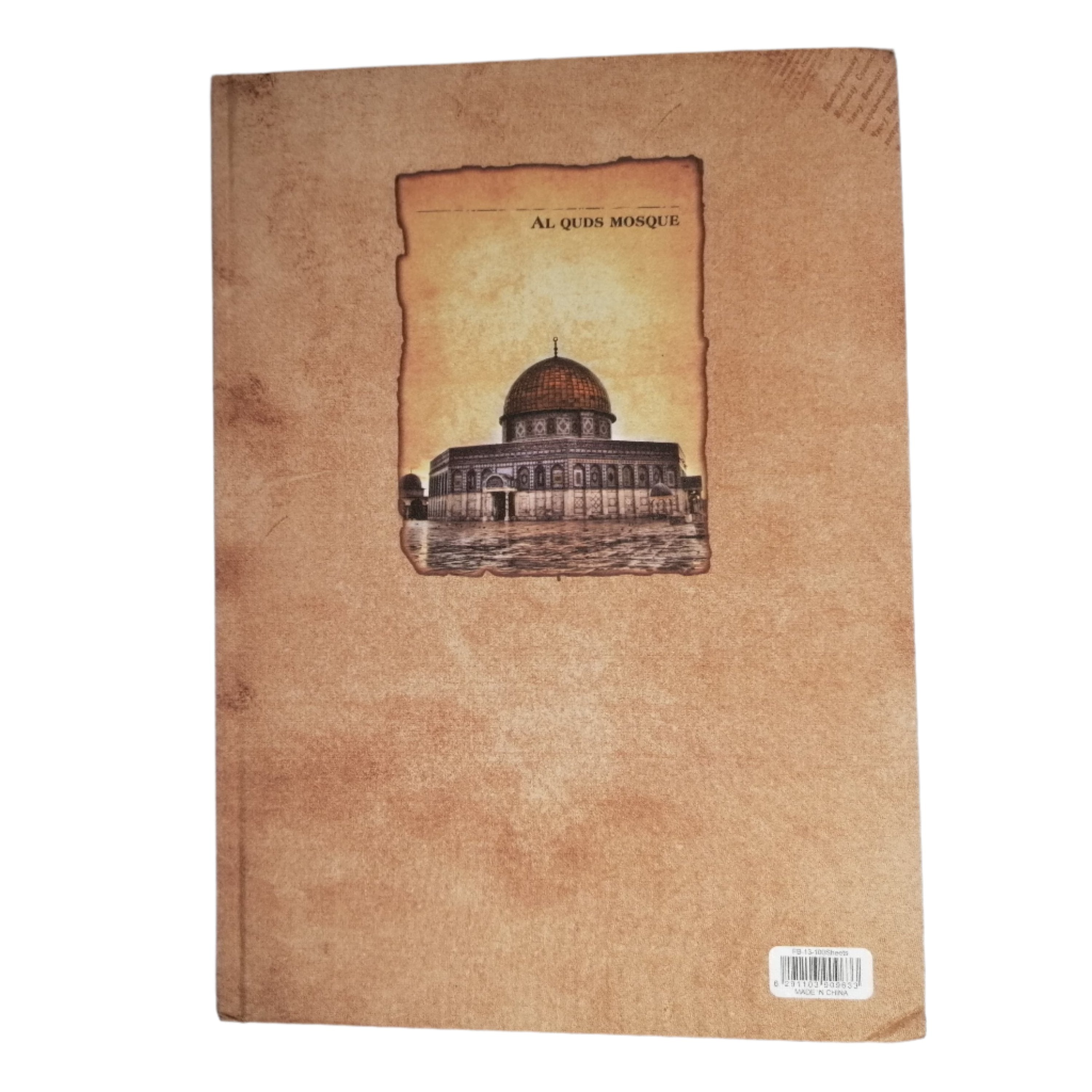 Flamingo Al Quds Mosque Design Notebook 100 Sheets