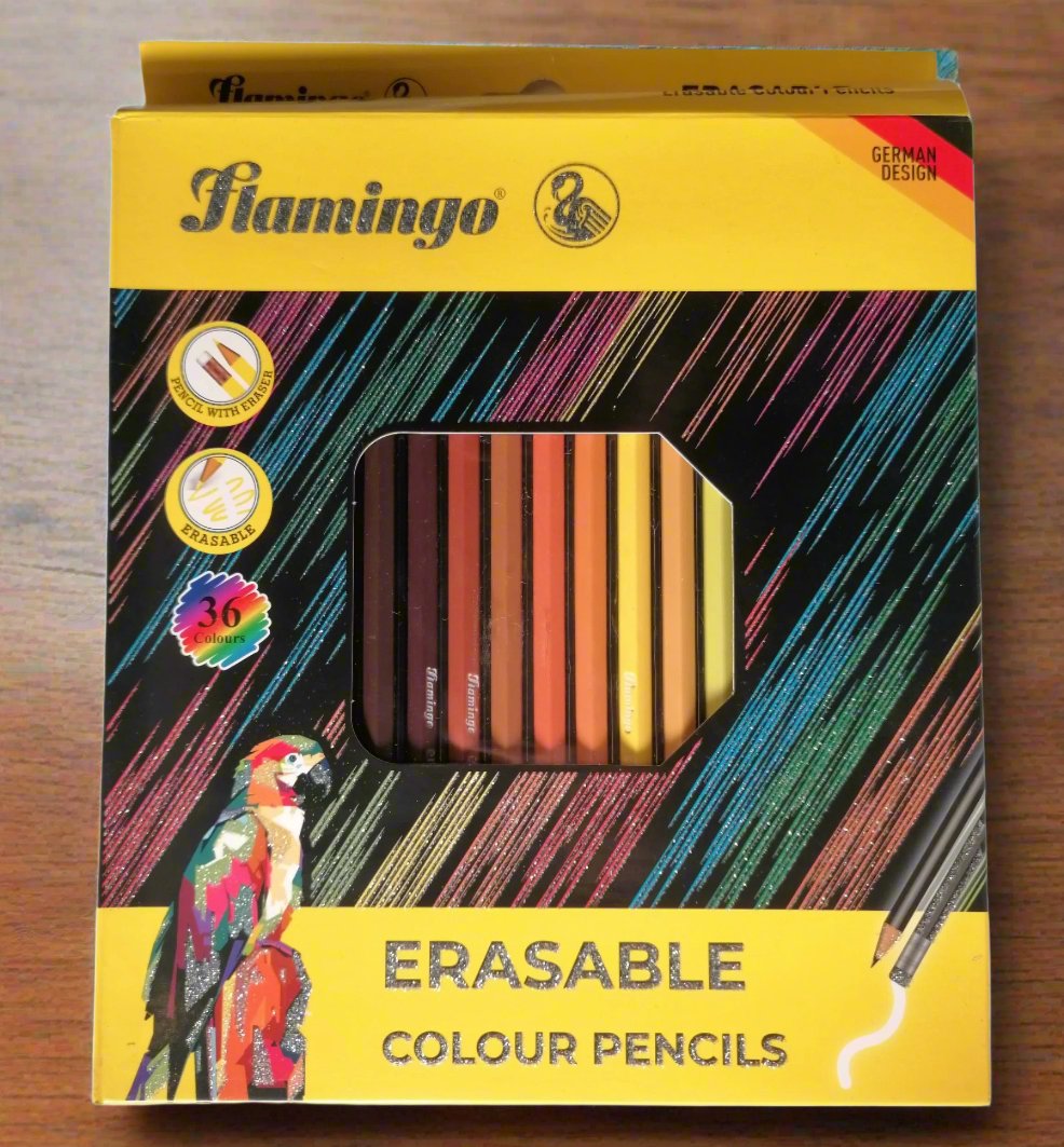 Flamingo 36 Color Erasable Pencil