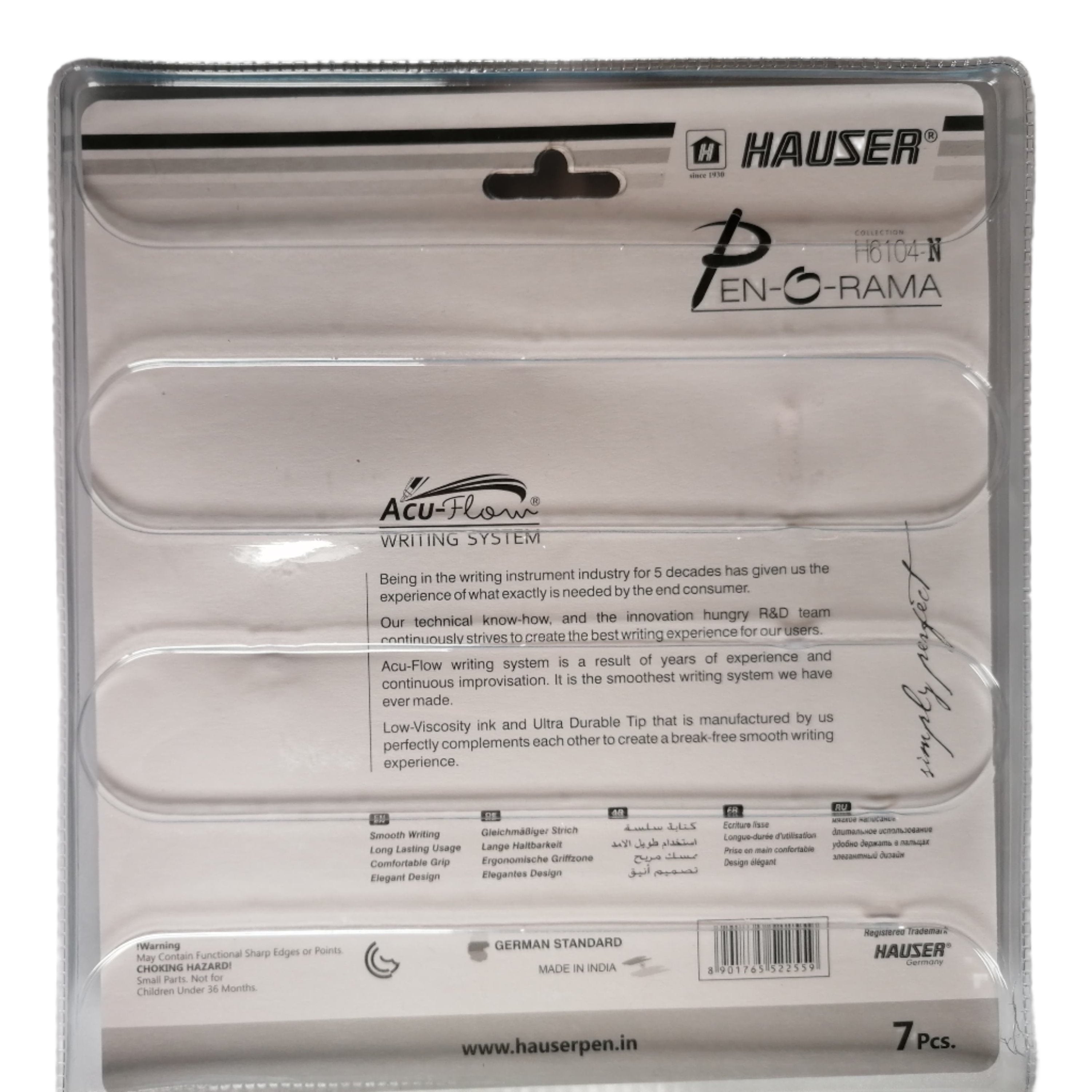 Hauser Pen-o-Rama 7 Pcs Stationery Set