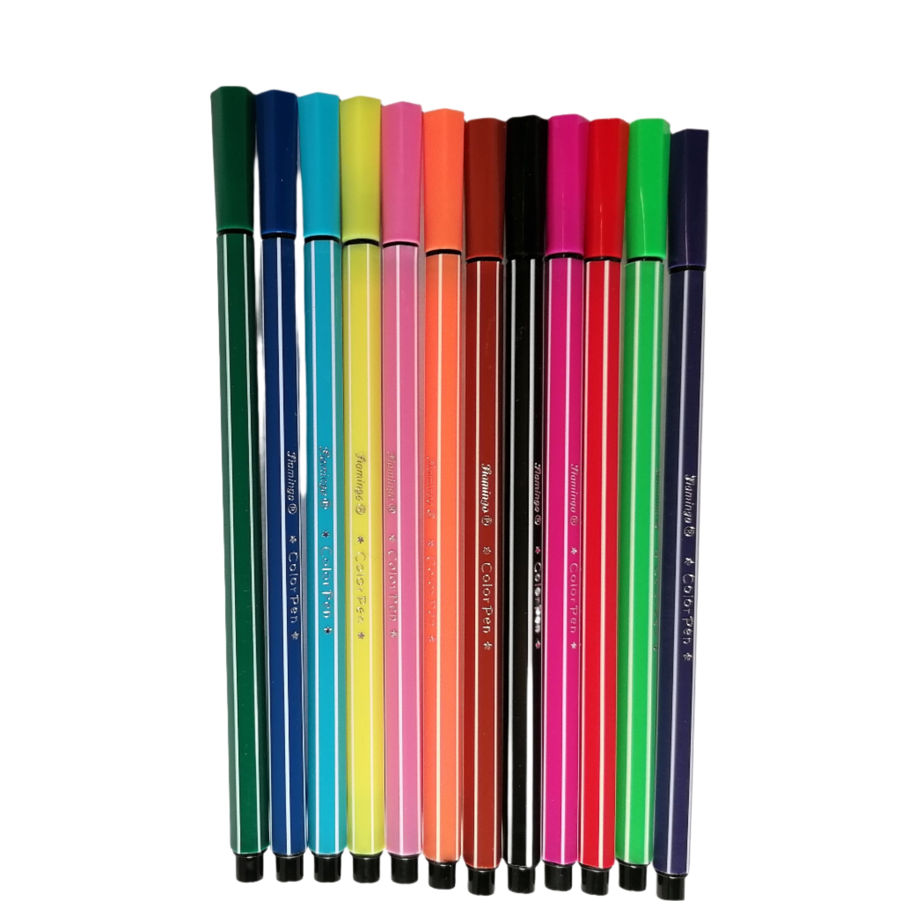 Flamingo 12 Pcs Washable Color Pen