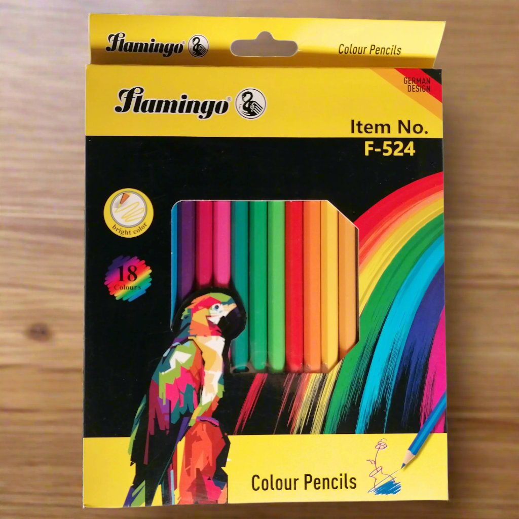 Flamingo F-524 18 Color Pencils