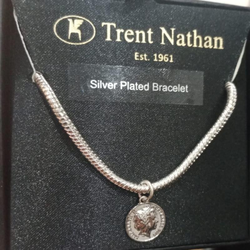 Trent Nathan Silver-Plated Bracelet - Classic, Timeless Design