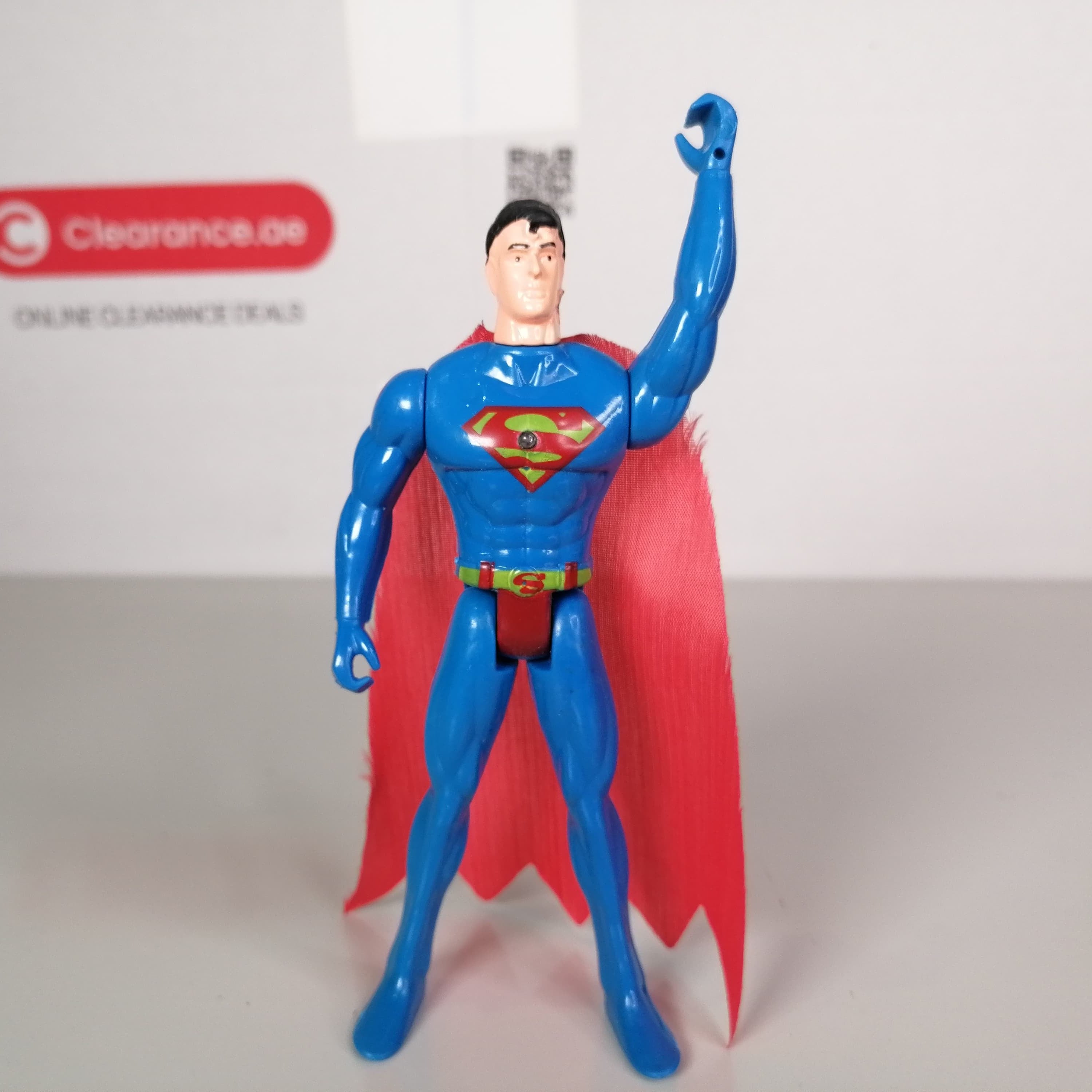 Superman Action Figure with Cape – Classic Design, Ideal for Kids and Collectors