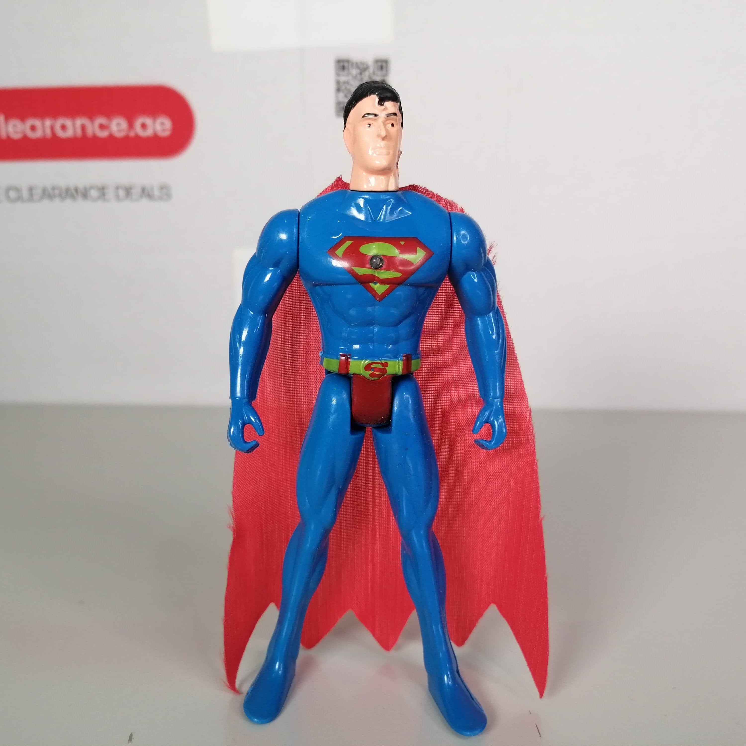 Superman Action Figure with Cape – Classic Design, Ideal for Kids and Collectors