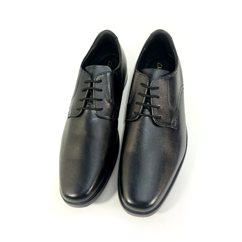 Clarks Howard Walk Black Leather Shoes | Classic Men’s Dress Shoes