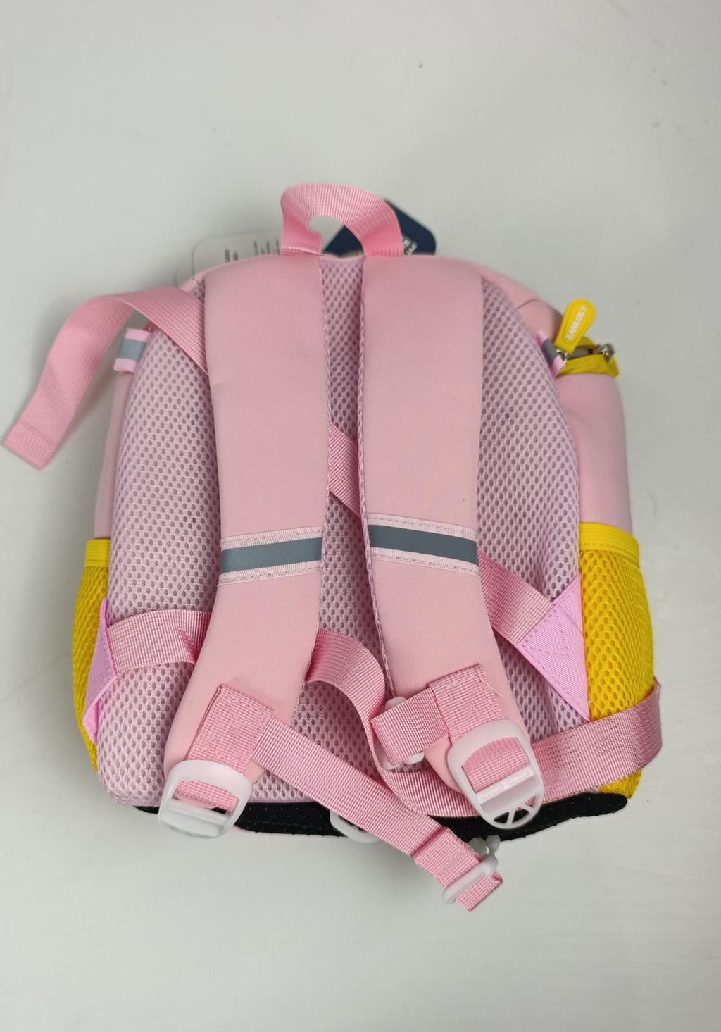 Toddler Backpack, 3D Cute Cartoon Animal Preschool Kids Backpack, with Chest Strap & Bottle Holder, Neoprene Waterproof Bookbag, School Lunch Backpack for Boys Girls, pink Duck