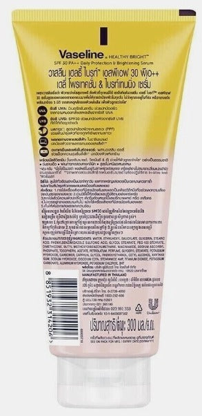 Vaseline Healthy Bright Daily Protection Brightening Serum SPF30 PA++ 300 Ml.