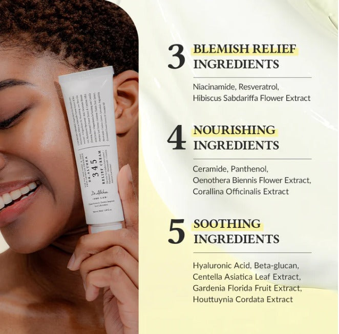 345 Relief Cream - Post acne Cream Cosmetics –
