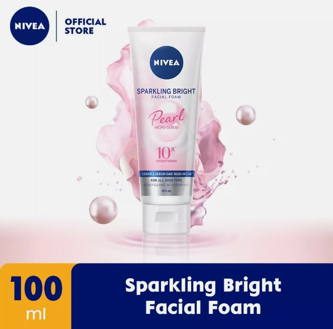 NIVEA Mousse Visage is tinted luminous and cleansed and removes facial skin 100ml