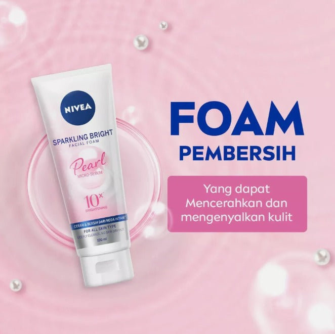 NIVEA Mousse Visage is tinted luminous and cleansed and removes facial skin 100ml