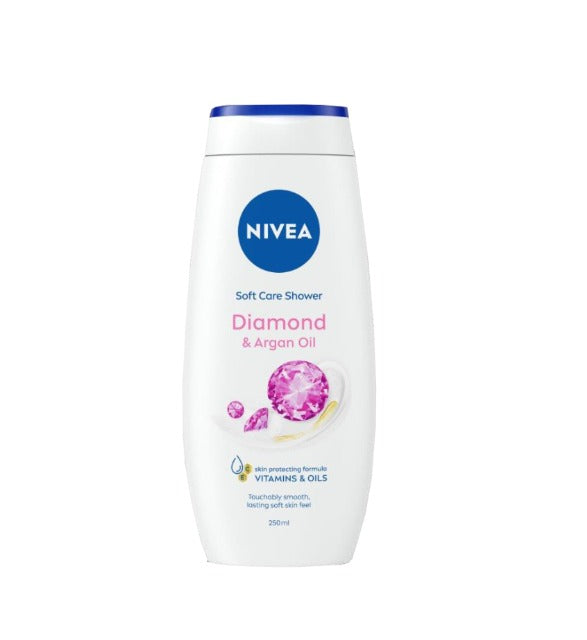 Nivea Diamond Touch shower gel with caring oil 250 ml