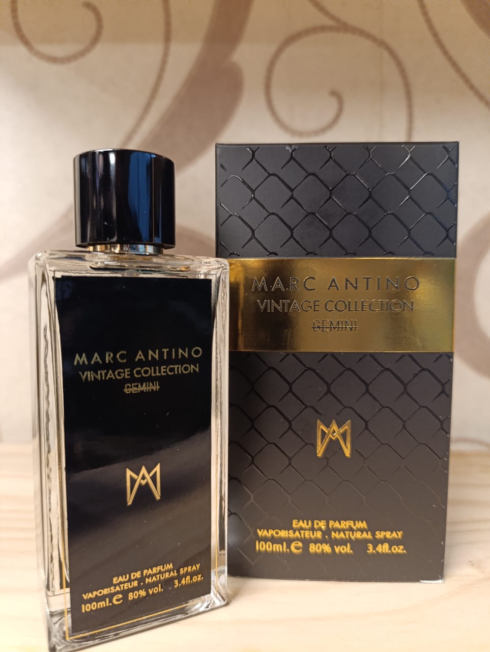 MARC ANDINO VINTAGE C OLLECTION GEMINI Eau de Parfum Spray, Natural Spray 100ml.e 80% vol. 3.4fl.oz