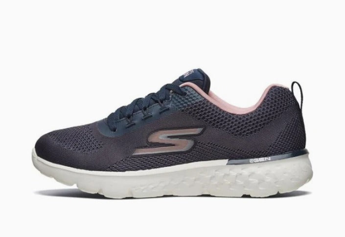 Skechers ( Women's ) Go Run 400 Blue/White/Pink 667044-NVPK