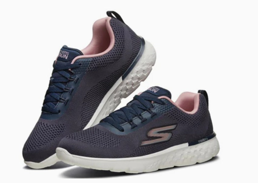 Skechers ( Women's ) Go Run 400 Blue/White/Pink 667044-NVPK