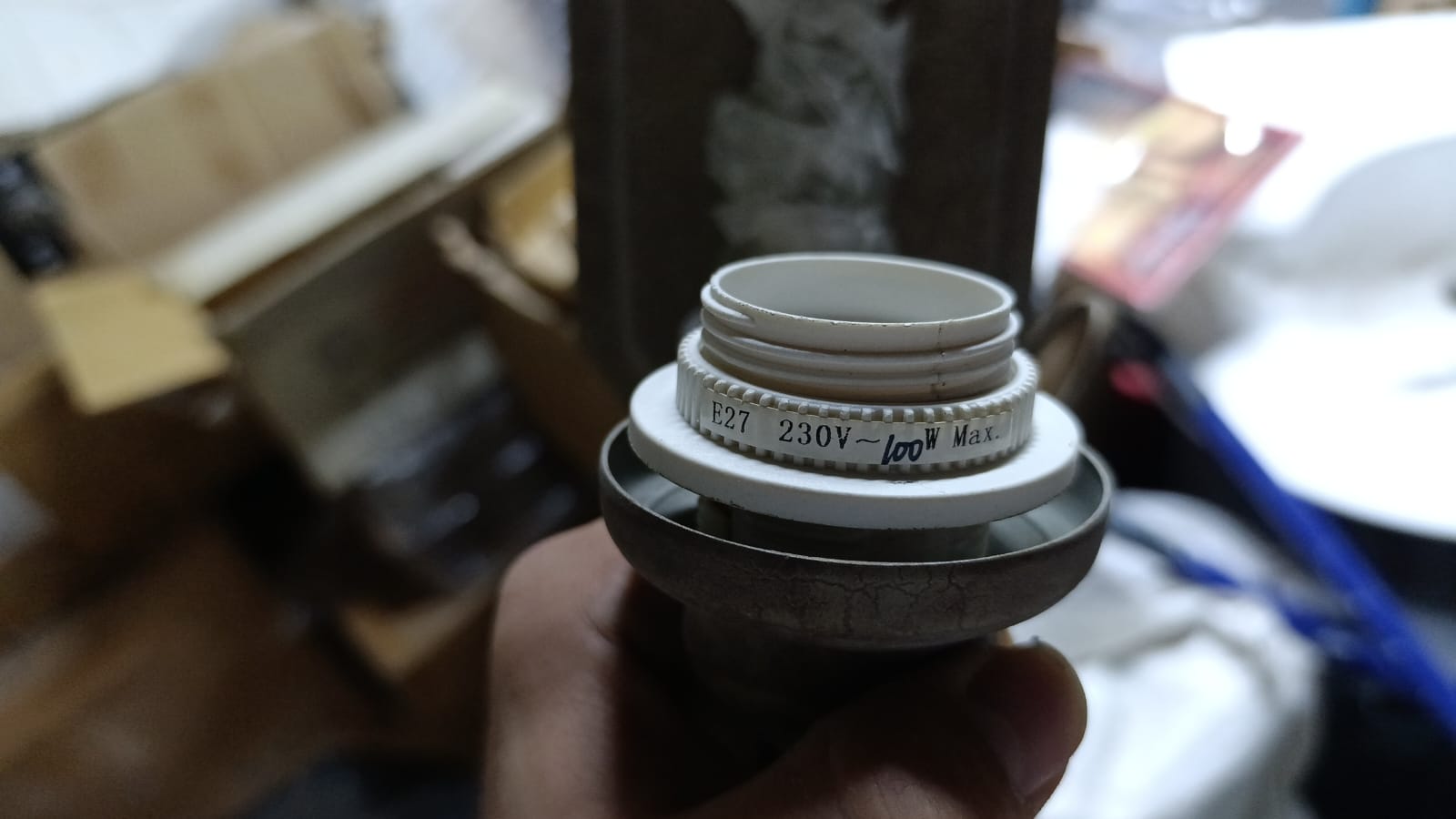 Classic Alabaster Glass Wall Sconce (as is)