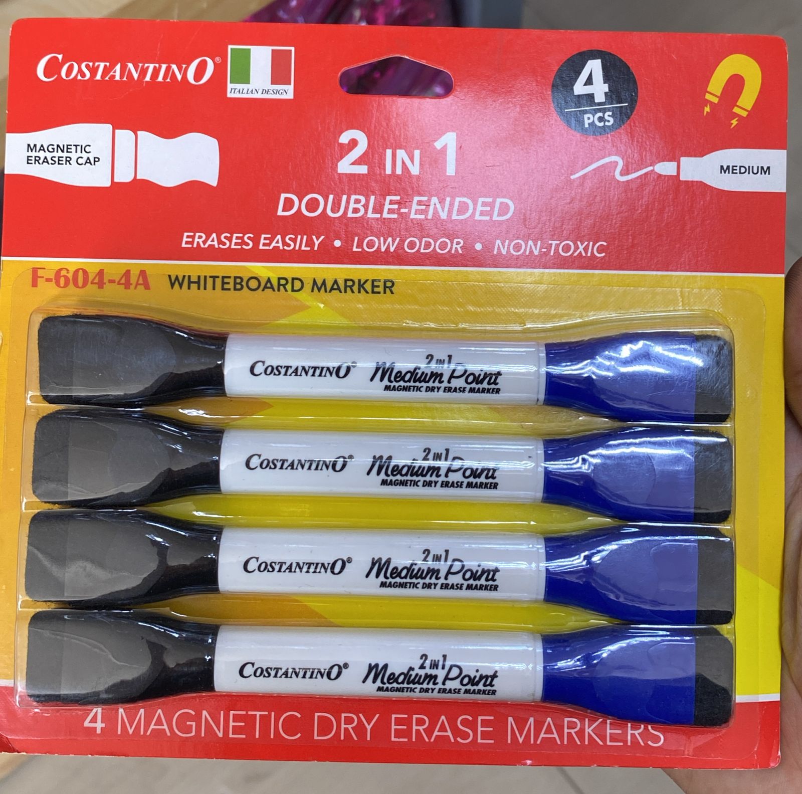 Costantin Whiteboard pens 4 pieces