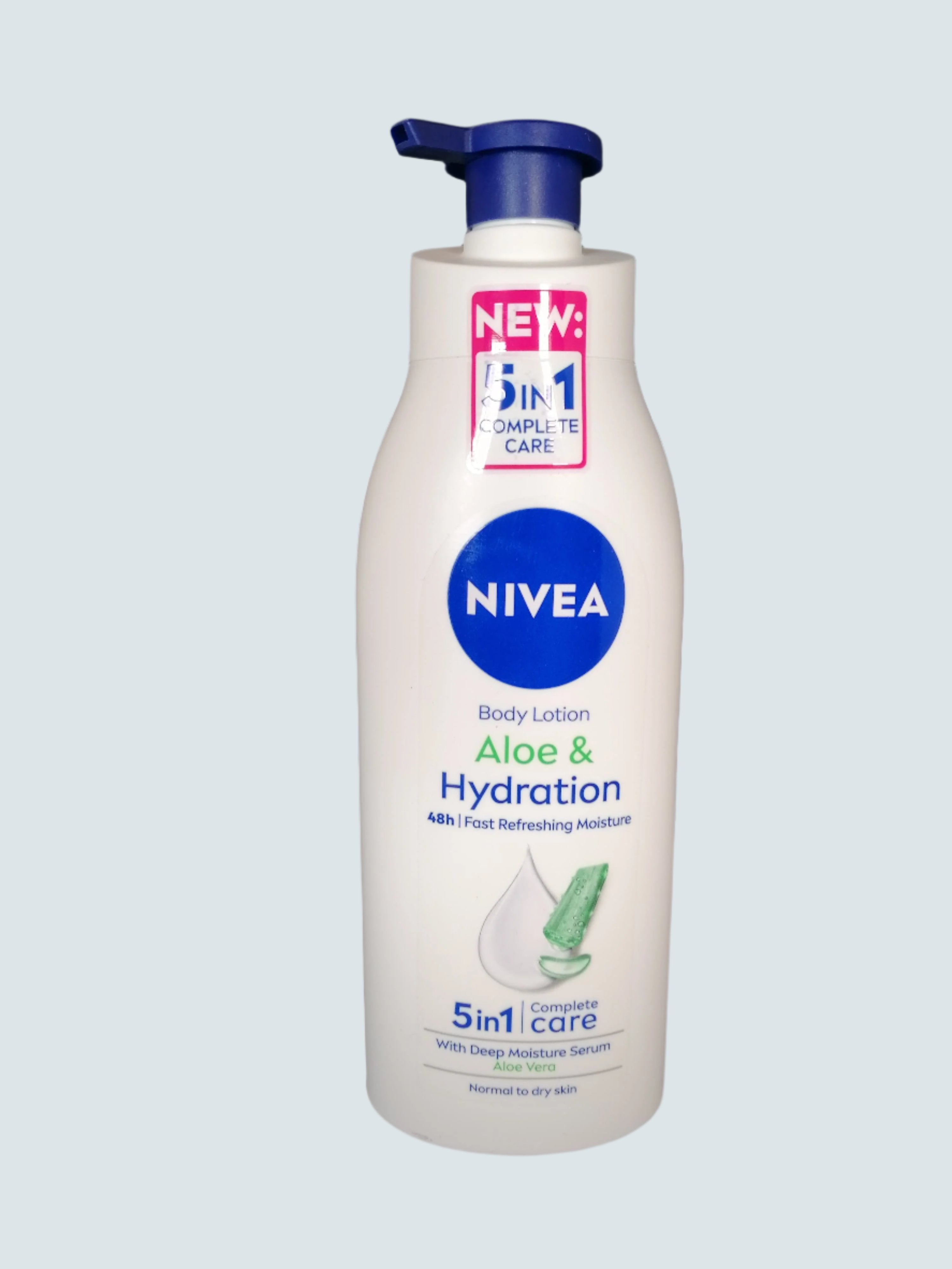 NIVEA Body Lotion Hydration, Aloe Vera, Normal to Dry Skin, 400ml