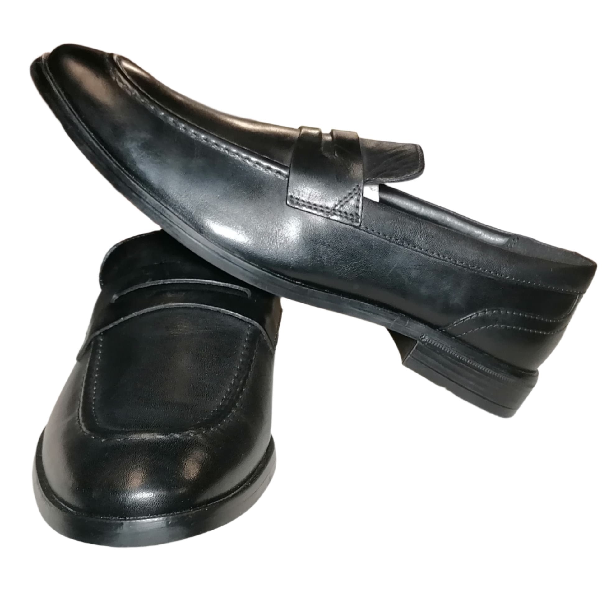 Clarks Men's Leather Loafer Black Shoes